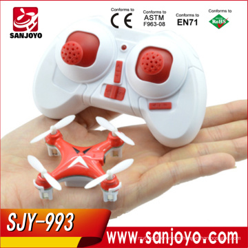 HJ993 Mini 2.4g 4ch 6 Axis LED Rc Quadcopter Avión Best Toy regalos para niños